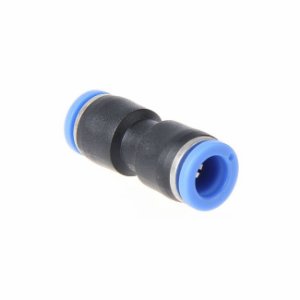 Push-In Straight Connector, Tube to Tube